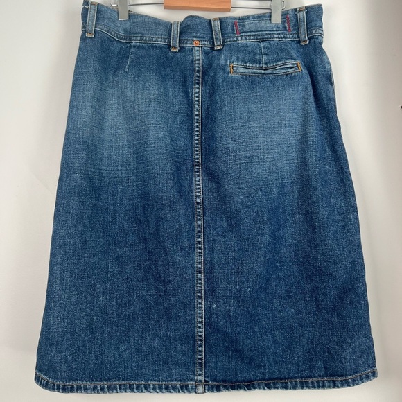Vintage Y2K Guess USA Blue Denim Skirt 30 Waist Women’s - Picture 2 of 7